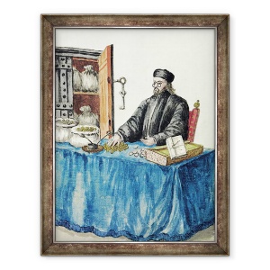 Tablou inramat - Jan van Grevenbroeck - Camatar venetian, 70 x 90 cm