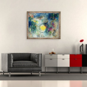 Tablou inramat - Jane Deakin - Spirala sacra, 70 x 85 cm - Img 2