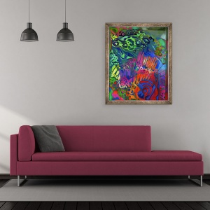 Tablou inramat - Jane Tattersfield - Sprite de apa, 2011, 50 x 60 cm - Img 2