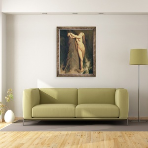Tablou inramat - Jean Auguste Dominique Ingres - Angelica, 70 x 90 cm - Img 2
