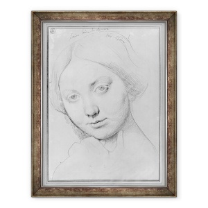 Tablou inramat - Jean Auguste Dominique Ingres - Louise de Broglie, Countess of Haussonville, 70 x 90 cm