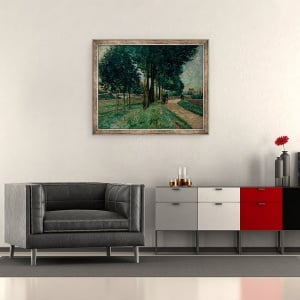 Tablou inramat - Jean Baptiste Armand Guillaumin - Maisons-Alfort, 50 x 60 cm - Img 2