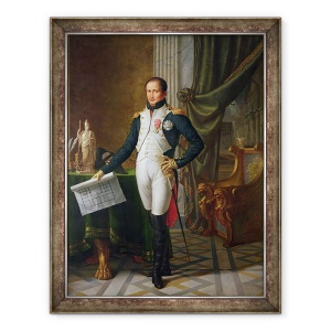 Tablou inramat - Jean Baptiste Joseph Wicar - Portretul lui Joseph Bonaparte 1768-1844 Regele Spaniei, 70 x 90 cm