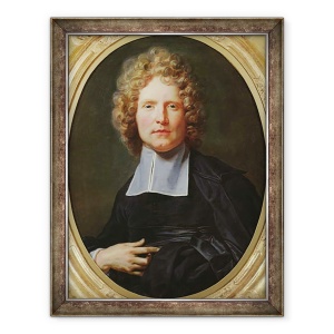 Tablou inramat - Jean-Baptiste Jouvenet - Portretul unui Canon, 60 x 80 cm
