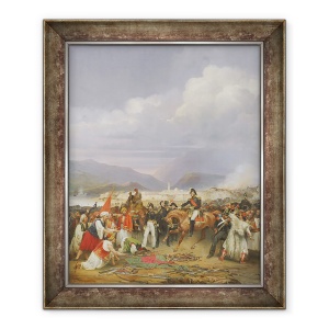 Tablou inramat - Jean Charles Langlois - Capturarea Castelului Morea, 30 octombrie 1828, 50 x 60 cm