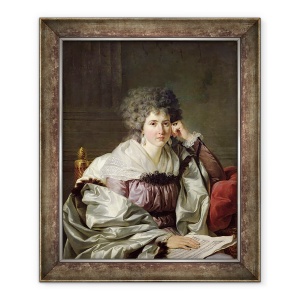 Tablou inramat - Jean Charles Nicaise Perrin - Doamna Nicaise Perrin, 70 x 85 cm