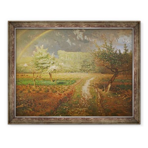 Tablou inramat - Jean-Francois Millet - Primavara la Barbizon, 60 x 80 cm