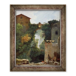 Tablou inramat - Jean-Honore Fragonard - Caderile din Tivoli, 70 x 85 cm