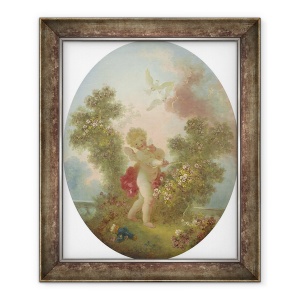Tablou inramat - Jean-Honore Fragonard - Dragoste Santinela, 50 x 60 cm