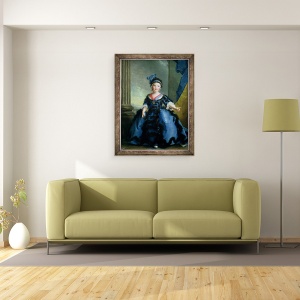 Tablou inramat - Jean-Marc Nattier - Louis-Joseph-Xavier de France 1751-61 Duce de Burgundia, 60 x 80 cm - Img 2