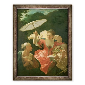 Tablou inramat - Jean Ranc - Vertumnus si Pomona, 60 x 80 cm