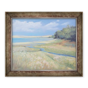 Tablou inramat - Jennifer Wright - Estuarul Kingsbridge 2, 50 x 60 cm
