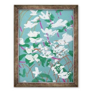 Tablou inramat - Jenny Frean - Teal Tales, 60 x 80 cm