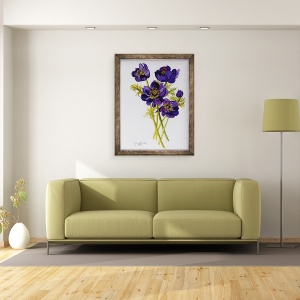 Tablou inramat - Joan Thewsey - Anemone, 2011, 70 x 90 cm - Img 2