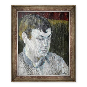 Tablou inramat - Joan Thewsey - Portret De Femeie,1978, 70 x 85 cm