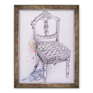 Tablou inramat - Joan Thewsey - Portretul Scaunului Meu, 2000, 70 x 90 cm