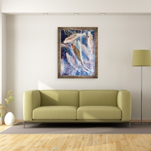 Tablou inramat - jocasta shakespeare - Salmon Dance, 70 x 90 cm - Img 2