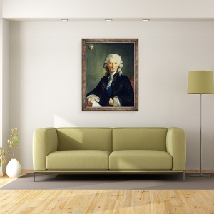 Tablou inramat - Johann Ernst Heinsius - Charles Alexandre de Calonne 1734-1802, 60 x 80 cm - Img 2