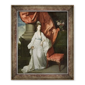 Tablou inramat - Johann Zoffany - Lady Grant, sotia lui Sir James Grant, Bt., 70 x 85 cm