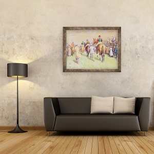 Tablou inramat - John Atkinson - Steeplechases Hethersett, 60 x 80 cm - Img 2