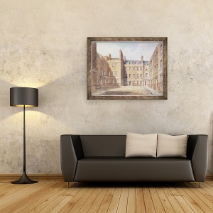 Tablou inramat - John Buckler - Vedere spre Downing Street, 60 x 80 cm - Img 2