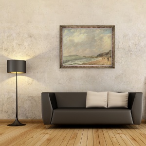 Tablou inramat - John Constable - Osmington Bay, 70 x 90 cm - Img 2