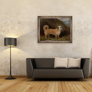 Tablou inramat - John E. Ferneley - Un Terrier Dandie Dinmont, 60 x 80 cm - Img 2