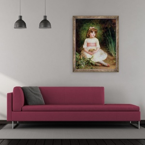 Tablou inramat - John Everett Millais - Cuibul, 50 x 60 cm - Img 2