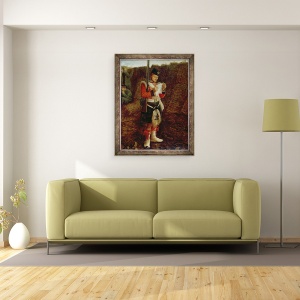 Tablou inramat - John Everett Millais - stiri de acasa, 60 x 80 cm - Img 2