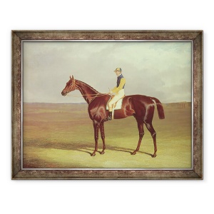 Tablou inramat - John Frederick Herring Snr - Carja domnului M. Stanley pe Newmarket Heath, 70 x 90 cm