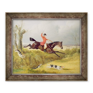 Tablou inramat - John Frederick Herring Snr - Curatarea unui sant, 50 x 60 cm