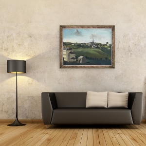 Tablou inramat - John Ritto Penniman - Meetinghouse Hill, Roxbury, Massachusetts, 60 x 80 cm - Img 2