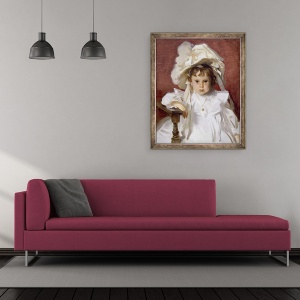 Tablou inramat - John Singer Sargent - Dorothy, 50 x 60 cm - Img 2