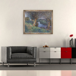 Tablou inramat - John Singer Sargent - La Calcot, 50 x 60 cm - Img 2