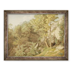 Tablou inramat - John White Abbott - Canonteign, Devon, 60 x 80 cm