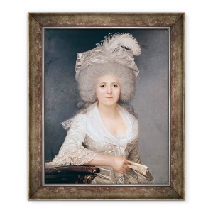 Tablou inramat - Joseph Boze - Portrait of Madame Jeanne-Louise-Henriette Campan 1752-1822 1786, 70 x 85 cm