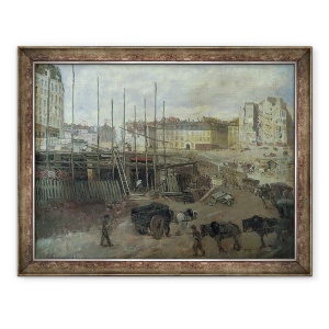 Tablou inramat - Joseph de Nittis - LAvenue de LOpera, 60 x 80 cm