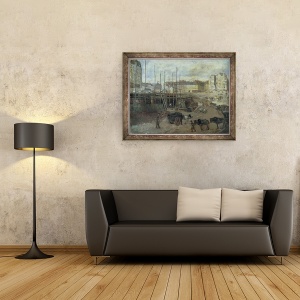 Tablou inramat - Joseph de Nittis - LAvenue de LOpera, 60 x 80 cm - Img 2