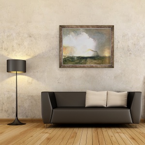Tablou inramat - Joseph Mallord William Turner - Staffa, Pestera lui Fingal, 60 x 80 cm - Img 2