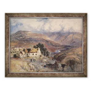 Tablou inramat - Joseph Noel Paton - Peisaj scotian, 70 x 90 cm