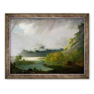 Tablou inramat - Joseph Wright - Apa derwent cu Skiddaw in departare, 60 x 80 cm