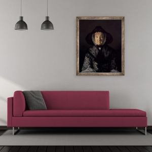 Tablou inramat - Joshua Reynolds - Dna Pigott din Chetwynd, 50 x 60 cm - Img 2