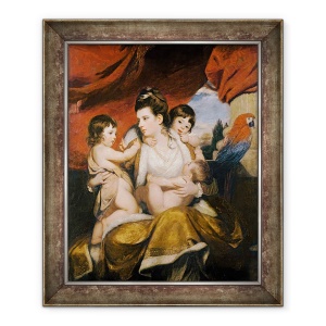 Tablou inramat - Joshua Reynolds - Lady Cockburn si cei trei fii ai ei mai mari, 70 x 85 cm
