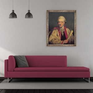 Tablou inramat - Joshua Reynolds - Portretul lui Charles Burney, 70 x 85 cm - Img 2