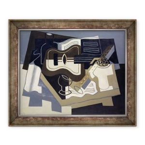 Tablou inramat - Juan Gris - Chitara si Clarinet, 50 x 60 cm