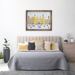 Tablou inramat - Judy Joel - Frontul din Hampton Court, 70 x 90 cm - Img 3