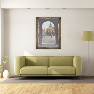 Tablou inramat - Julian Barrow - Biserica San Giacometo, 70 x 90 cm - Img 2