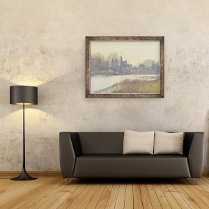 Tablou inramat - Julian Barrow - Castelul Belvedere, Parcul Central, 60 x 80 cm - Img 2