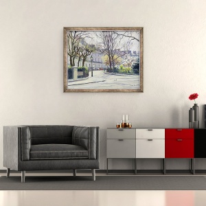 Tablou inramat - Julian Barrow - Egerton Crescent, 50 x 60 cm - Img 2