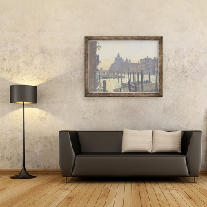 Tablou inramat - Julian Barrow - Rasarit de soare Grand Canal, 70 x 90 cm - Img 2